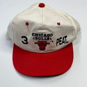 Chicago Bulls The E Cap 3 Peat Vintage Youth Hat RARE